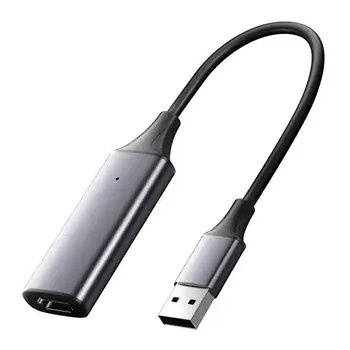 1080P HDMIs Į USB Video Capture Kortelės Žaidimas Įrašymo Lange Konverteris Kompiuterio vaizdo Kamera 