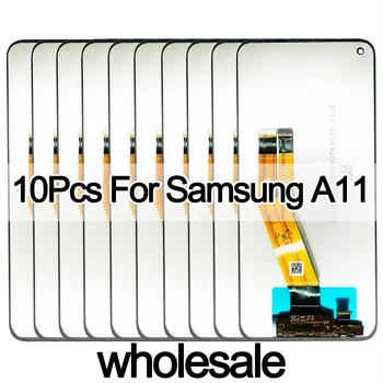 10vnt/daug 100% Originalus LCD Samsung Galaxy A11 LCD Ekranas Jutiklinis Ekranas Surinkimo Samsung A115F A115F/DS Gamyklos kaina