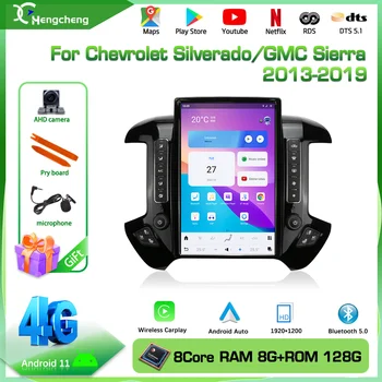 14.5 colių Chevrolet Silverado GMC Sierra 2013-2019 Automobilio Multimedijos Grotuvas GPS Navigacija Radijo Android 11 Carplay 4G stereo