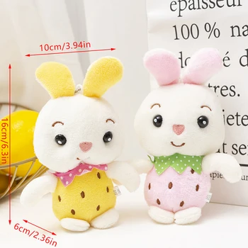 1PC 15CM Pliušiniai žaislai colored bunny Easter bunny lėlės lėlės 2023 dekoratyvinės lėlės, žaislai