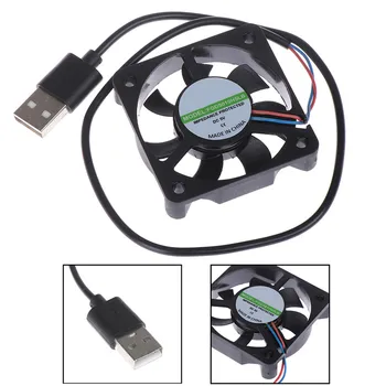 1Pcs 5V USB Jungtis 4500RPM 50x50x10MM PC Fan Aušintuvo Heatsink Išmetamųjų CPU Aušinimo Ventiliatorius Pakeitimo