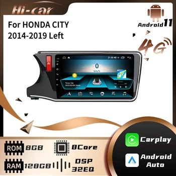 2 Din Autoradio HONDA MIESTAS 2014-2019（Kairėje） Automobilio Radijas Stereo WiFi Carplay GPS Navigacijos, Multimedijos, Vaizdo Grotuvas, Galvos Vienetas