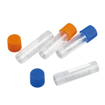 2 ml 2cc Mini skaidraus Plastiko PE Mėgintuvėlį silicone Sandarinimo Gera, Sterilizavimo Šaldymo Vamzdžių Eksperimento prekių 300PCS