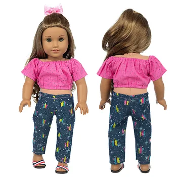 2021 Naujas Shortst Tinka Amerikos Mergina Lėlės Drabužiai 18 colių Lėlės , Kalėdų Mergina Dovana(tik parduoti drabužius)