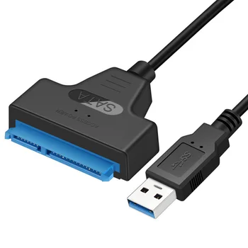 22 Pin SATA USB 2 5 Kabeliai Kietąjį Diską Diskų Keitiklio Jungtis Elektroninis Vielos Reikmenys, Namų Mokykla USB 2 0