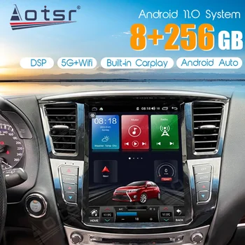 256G Už Infiniti QX60 JX35 2012-2019 Android 11 Automobilių Radijas Stereo Multimedijos Grotuvas GPS Navigacija, Touch Screen Carplay HeadUnit