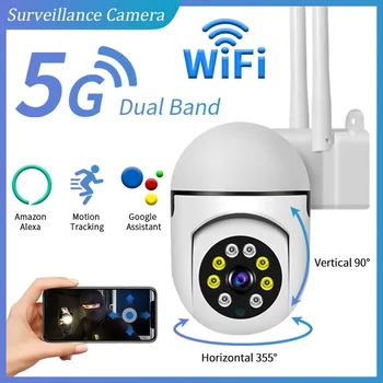 2MP, Wi-fi IP Kamera Lauko 4X Skaitmeninis Priartinimas Belaidžio Saugumo Stebėjimo Kamera, Dviejų krypčių Garso Naktinių Spalvų Cam AI žmonėmis