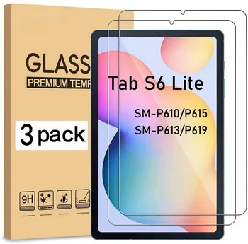 ( 3 Pak ) Grūdintojo Stiklo Samsung Galaxy Tab S6 Lite 10.4 2020 2022 SM-P610 SM-P615 SM-P613 SM-P619 Screen Protector Filmas