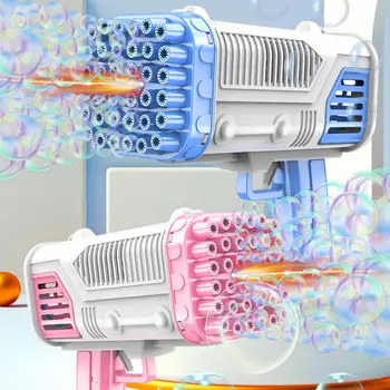 36-Hole Burbulas Mašina Žaislo Elektros Muilo Vandens Burbulas Pūstuvas Su Šviesos Vasaros Šalis Lauko Žaislas Vaikams, Vaikų Dovanų