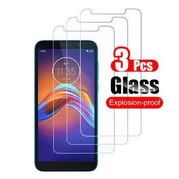 3Pcs Grūdintas Stiklas Motorola Moto E6 Žaisti Screen Protector Apsauginės Plėvelės 9H Telefonų Ekrano Apsaugas