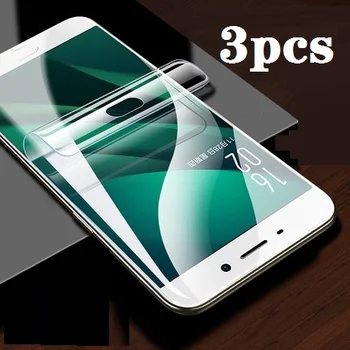 3PCS HD Hidrogelio Plėvelės Samsung Galaxy S7 A3 A5 A7 j3 skyrius J5 J7 2016 2017 J2 J4 J7 Core J5 Premjero Apsaugos Screen Protector fillm