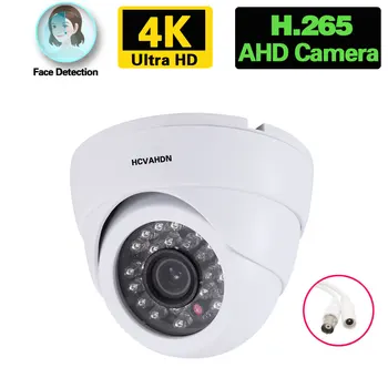 4K Laidinio Analoginis CCTV Saugumo Stebėjimo Kamera Lauko Veido Aptikimo XMEYE HAINAUT Metalo Kupolo Stebėjimo Kamera 8MP BNC Kamera 5MP