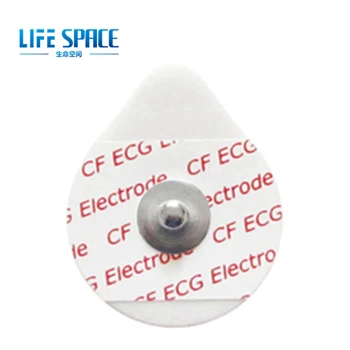 50pcs Vienkartiniai elctroder naujagimių elctroder dydis 30*36mm foma pagrindinis mygtukas mygtukai su Ag/Agcl už ekg kabelis, jungiantis