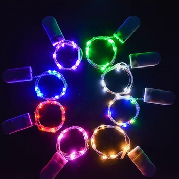 5M Sodo Lauko Vestuvių Šventės atributas Apdailos LED Varinės Vielos String Žibintai 5vnt Kalėdinė Dekoracija Namuose Pasakų Šviesos