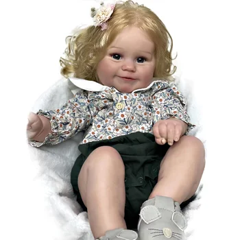 60 cm Maddie Bebe Reborn Baby Baigė Rankų darbo Lėlės Gyvas Realus Реборн muñecas reales para niñas Dovanos