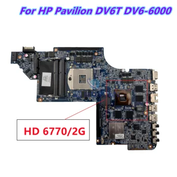650799-001 665341-001 665342-001 HP Pavilion DV6 DV6T DV6-6000 Plokštė Su HM65 HD6770/2G GPU 100% Bandymo GERAI