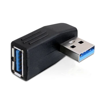 90 Laipsnių stačiu Kampu Kryptimi USB 3.0 Tipo Vyrų ir Moterų Konverteris Adapteris Jungtis