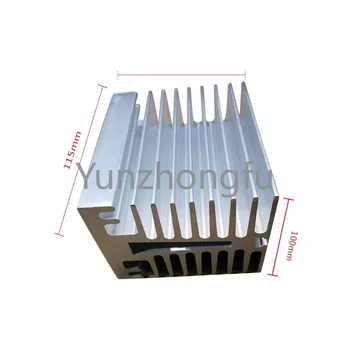 Aliuminio Profilio Radiatorių Šilumos Laidumo Įterpti Didelio Tankio Danties Ilgis 115 Plotis 80, Aukštis 100 Elektroninių Aušinimo