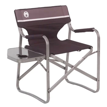 Aliuminio Stovyklavimo Kėdė su Flip-up Pusėje Stalo ir Puodelio Laikiklis Lengvas Aliuminio Rėmas, Lauko Paplūdimio Kėdės, Baldai