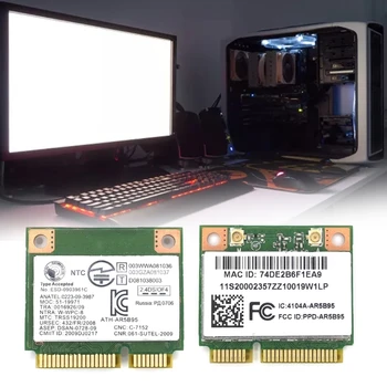 AR5B95 AR9285 02.11 150Mbps Pusę Mini PCI-E WiFi Bevielio ryšio Kortelę IdeaPad P9JB