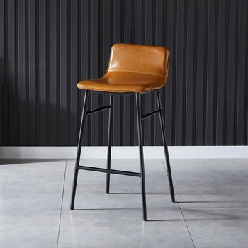 Aukštos Dizaineris Sudaro Baro Kėdės, Virtuvės Metalo Kiemo Atsipalaiduoti Vieno Baro Kėdės Suaugusieji Laukia Tabourets De Baras Namų Baldai