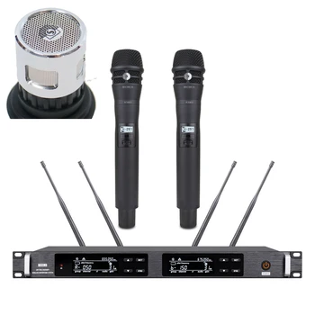 Autentiškas 2 Kišeninių Bevielio Mikrofono Sistema ULXD4 Imtuvas KSM8 Dinaminis Beta87 KSM9 Kondensatoriaus Scenoje Dainuoti Karaoke, Balso