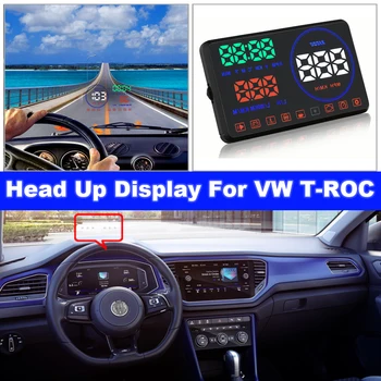 Automobilių HUD Head Up Display Auto Elektronikos Priedai Volkswagen VW T-ROC/TROC/T ROC R/AC 2017-2021 OBD/OBD2/OBD 2/OBDII Filmas
