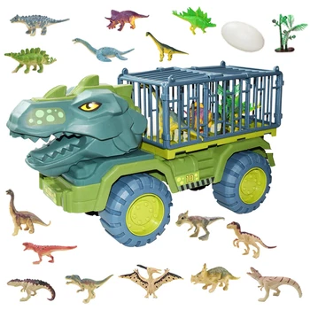 Automobilių Žaislas Dinozauras Transporto Sunkvežimių Tyrannosaurus Rex Inercinės Inžinerijos, Transporto priemonės Modelis Juros periodo Pasaulio Vaikų Dovanų Automobilių Dovana