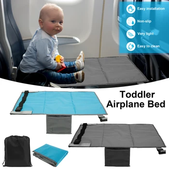 Bamblys Lėktuvo Sėdynės Extender Nešiojamų Lėktuvo Koja Hamakas Vaikams Plokštuma Kelionės Pėdų atrama Kūdikio Lėktuvo Kojoms Lova