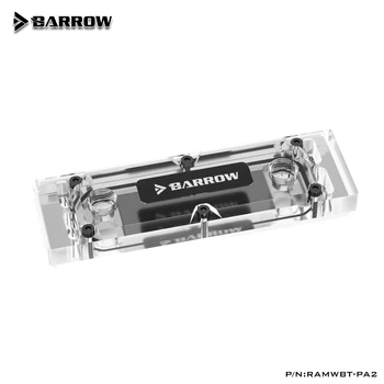 BARROW Dual Kanalų Atminties Vandens Bloko Standartinis Plotis Paramos DDR5 DDR4 Su 2vnt Vest RAM Aušintuvas,RAMWBT-PA2