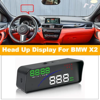 BMW X2 F39 2017-2021 Automobilių HUD Head Up Display Auto Elektronikos Priedai Greitis, Saugaus Vairavimo Ekrano 