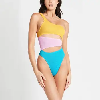 Brazilijos maudymosi kostiumėlis Moterims Seksualus Bikini Komplektas, Push-up Paminkštinta Liemenėlė, Diržas Dviejų dalių maudymosi Kostiumėliai Paplūdimio Maudymosi Kostiumą, Moteris