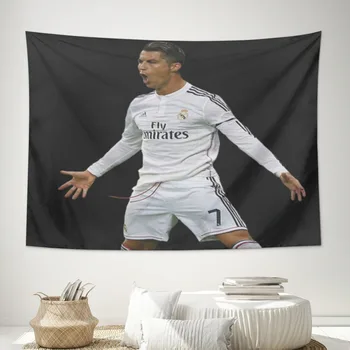 Cristiano-Ronaldo-Didelis Spausdinti Sienos Gobelenas Sienos Kabo Bohemijos Gobelenai Mandala Estetinį Namų Dekoro