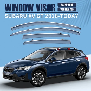 Dėl Subaru XV 2012 2013 2014 2015 2016 2017 2018 2019 2020 2021 2022 Auto Durų Skydelis Weathershields Lango Apsaugos