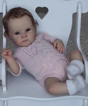 FBBD 18inch Naujagimis Kūdikis Reborn Lėlės Bettie Tikroviška Minkštos Džiugu Kūdikis iš Kelių Sluoksnių Tapyba, 3D Odos su Matomas Venų
