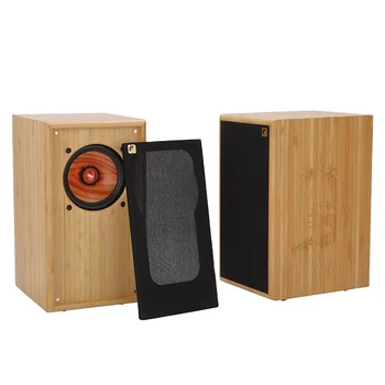 Geriausia pardavimo bambuko langelį kompiuterio garsiakalbių sistema HIFI stereo žemų dažnių garsiakalbis šalis karaoke garsiakalbis
