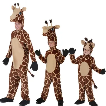 Helovinas Elnias Cosplay Kostiumai, Sika Elniai Kostiumai Gyvūnų Suaugusių Vaikų Žirafa Tėvų-vaikų Kostiumai Chirldren Diena Kostiumas