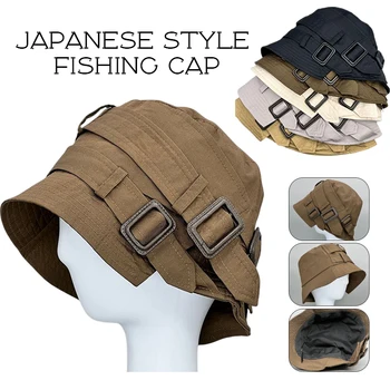 Japonų Stiliaus Moterys Vyrai Kibiro Kepurę Unisex Panama Žvejys Skrybėlę Lauko Kelionių UV Apsauga Sun Kibiro Kepurę Baseino Skrybėlę
