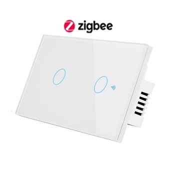 JAV Standards1/2/3/4 Gauja Jav lengvos Interruptor Intelligente Zigbee Bevielio ryšio Smart Wifi lengvos Sienos Jungiklis, Namų