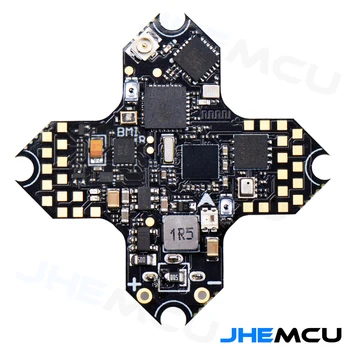 JHEMCU GSF405A-KMI AIO BMI270 F405 Skrydžio duomenų Valdytojas BLHELIS 5A 4in1 ESC ELRS 2.4 G RX 1-2S 25.5X25.5mm dėl FPV Drones 