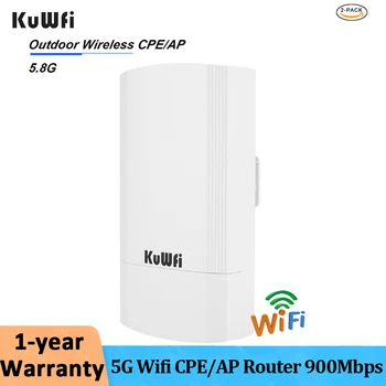 KuWFi 5G Lauko Belaidžio MEZON/AP Router 900Mbps 1KM Taškas į tašką Belaidžio Kartotuvo/Tilto 802.11 ac 