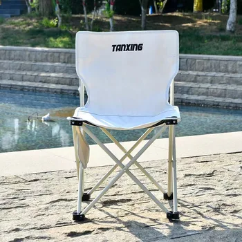 Lauko Kelionių Ultralight Sulankstomoji Kėdė Superhard Didelės Apkrovos Stovyklavimo Kėdė Nešiojamų Paplūdimio Pėsčiųjų Iškylą Sėdynės Žvejybos Įrankiai Kėdė
