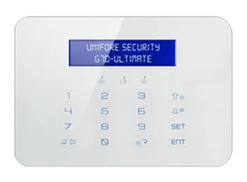 LCD Ekranas Touch Klaviatūra GSM+PSTN Signalizacijos Sistemos