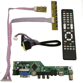 Lwfczhao Stebėti Rinkinys HSD121PHW1 TV+HDMI+VGA+AV+USB LCD LED ekrano Valdiklio plokštės Tvarkyklę lvds 30pins skydelis