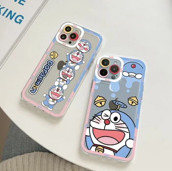 Mielas D-Doraemon Telefoną Atveju Redmi 7 8 9 A Redmi Pastaba 5 7 8 9 10 11 Pro Max 4G 5G Funfas