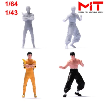 Miniatiūros Unpainted Dažytos 1/64 1/43 Kung Fu Duomenys Modelis Kovos Menų Meistras Mini Scena Rekvizitai Lėlės Modelis