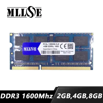 MLLSE 2gb, 4gb 8gb 16gb DDR3 1600 mhz pc3L-12800 sdram atmintis ram laptop, memoria 2g, 4g, 8g DDR3L 1 600mhz PC3-12800 sąsiuvinis