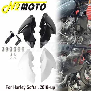 Motociklo Mažesnis Lauktuvės Liejo Koją Stiklo Purvasargiai Už Harley Softail Standard Street Fat Bob 114 Low Rider S ST 2018 m.-iki