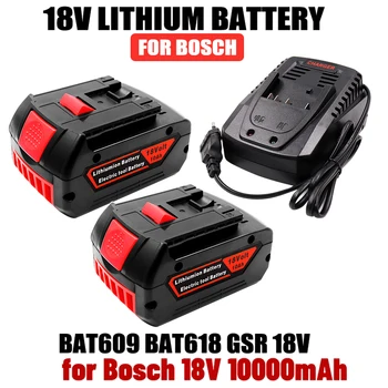 Naujas 18V Baterija 6.0 Ah už Bosch Elektrinis Gręžtuvas 18 V Li-ion Batteryies BAT609 BAT609G BAT618 BAT618G BAT614