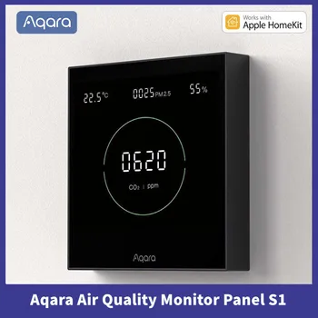 NAUJAS Aqara Oro Kokybei Stebėti Kolegija S1 Omni Directional Oro CO2 KD2.5 Temperatūros, Drėgmės Stebėsenos Homekit Aqara Home App